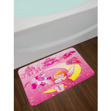 Moon Unicorn Castle Bath Mat