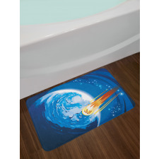 Planet Galaxy Cosmos Bath Mat