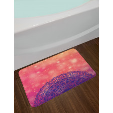 Folk Motif Bath Mat