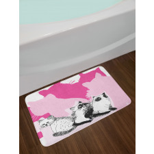 Baby Cats Kittens Bath Mat