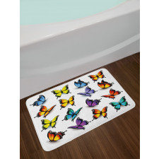 Colorful Wings Spring Bath Mat