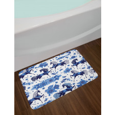 Middle Ages Drawings Bath Mat