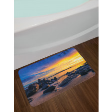 Horizon Sky Beach View Bath Mat