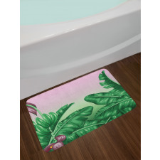 Exotic Orchid Blooms Bath Mat