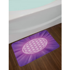 Overlap Circles Bath Mat