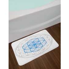 Oval Knot Bath Mat