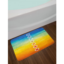 Power Universe Harmony Bath Mat