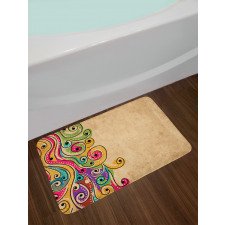 Folk Art Forms Bath Mat