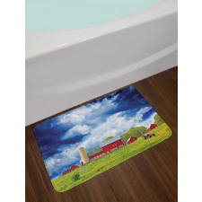 Warehouse Barn Scenery Bath Mat