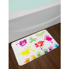 Teenagers Spray Color Bath Mat