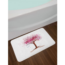 Blossom Buds Sakura Tree Bath Mat