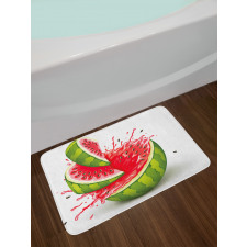 Watermelon Cuts Juice Bath Mat