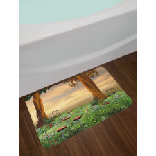 Enchanted Woods Sunset Bath Mat