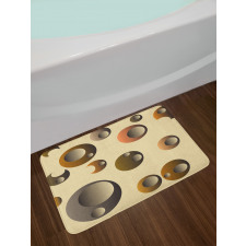 Funky Bubbles Round Bath Mat