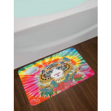 Tiger Head Bath Mat