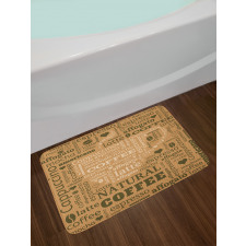 Hot Coffee Beverage Bath Mat