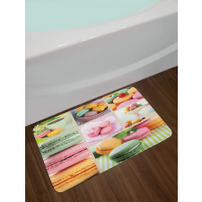 French Macaroon Coffee Bath Mat