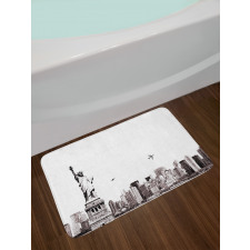 Cityscape of New York Bath Mat