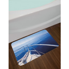 Boat Yacht Ocean Scenery Bath Mat