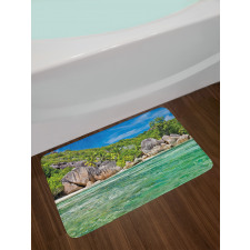 Scenery of Island Tree Bath Mat