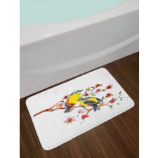 Birds on the Branches Bath Mat