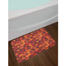 Retro Pattern Triangle Bath Mat