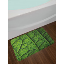 Forest Tree Leaf Texture Bath Mat
