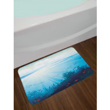 Fish Aquarium Coral Reefs Bath Mat