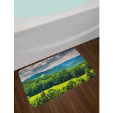 Landscape of Mountains Bath Mat