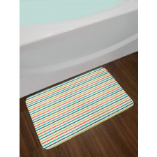 Doodle Paralel Lines Bath Mat