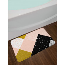 Abstract Texture Art Bath Mat