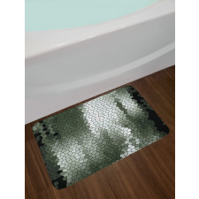 Mosaic Pixelated Art Bath Mat