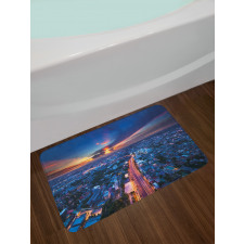 Bangkok Thailand Skyline Bath Mat