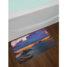 Tropic Seashore Sunset Bath Mat