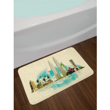 East Kuala City Palms Bath Mat