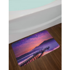 Lake in Nantou Taiwan Bath Mat