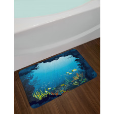 Tropical Fishes and Reefs Bath Mat