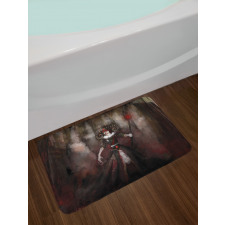 Medieval Evil Woman Myth Bath Mat