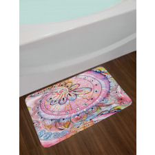 Watercolor Effects Art Bath Mat