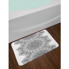 Folk Pattern Moroccan Bath Mat