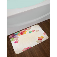 Abstract Japanese Art Bath Mat