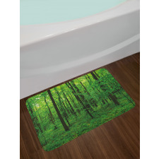 Spring Forest Bush Rural Bath Mat