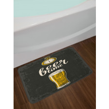 Beer Time and Old Watch Bath Mat
