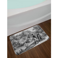 Napoleon Woman Garden Bath Mat