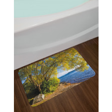 Boat Under the Tree Bath Mat