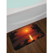 Rural Fresh Dramatic View Bath Mat