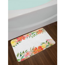 Soft Flower Petals Bath Mat