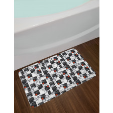 Creative Modern Shapes Bath Mat