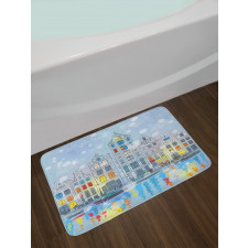 Amsterdam Canal Xmas Bath Mat