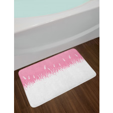 Bushes and Wheat Field Bath Mat